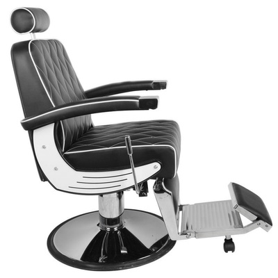 Gabbiano fotel barberski Imperial czarny 112449
