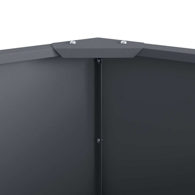 Donica Antracyt 60 x 60 x 35 cm Stal