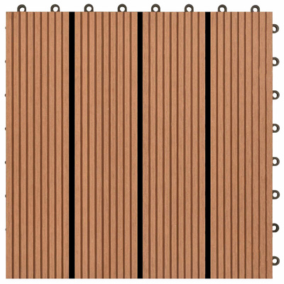 Płytka Tarasowa 11 pcs brązowy 30 x 30 cm