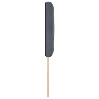 Zagłówek Ciemnoszary 80 cm Aksamit