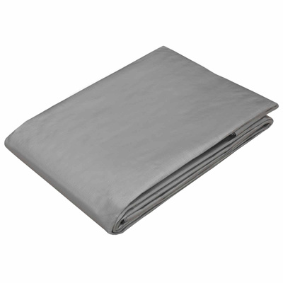 Plandeka z oczkami jasnoszary 3 x 5 m 180 gsm PE
