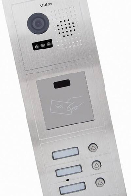 Stacja bramowa z kamerką srebrny kamera 940TVL