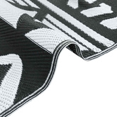 Dywan zewnętrzny, ARAKIL czarny, 160 x 230 cm, PP