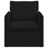 Sofa Czarny 75 x 82 x 85 cm tkanina