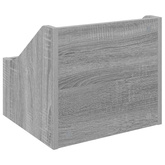 Pudełko na płyty LP Szary Sonoma 37 x 33 x 32 cm
