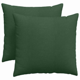 Poduszki na sofę 2 pcs Ciemna zieleń 45 x 45 cm