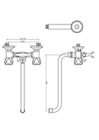 Bateria wannowa z zestawem natryskowym Modena  Invena