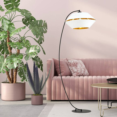 Lampa stojąca PIANO LP WHITE/GOLD