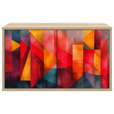 Szafka na telewizor montowana na ścianie HEESCH 69 x 33 x 40 cm