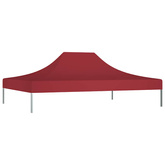 Dach do namiotu imprezowego, 4,5 x 3 m, burgundowy, 270 g/m?