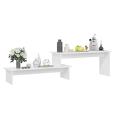 vidaXL Szafka pod TV, biała, 180x30x43 cm, materiał drewnopochodny