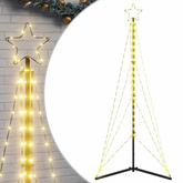 Choinka LED 363 diody LED Ciepła biel 182 cm