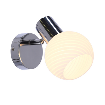 Lampa ścienna kinkiet 1X40W E14 chrom TURNO 91-94189