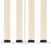 Rama leżanki, biała, metalowa, 90 x 200 cm