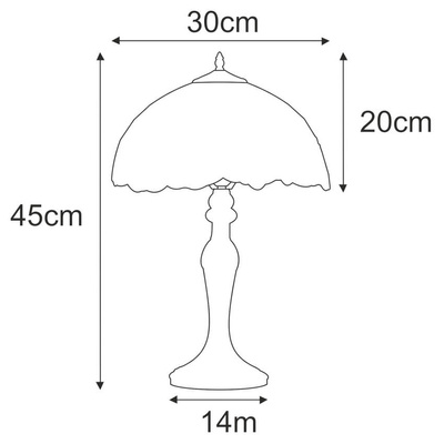 Lampka stołowa K-G12814 z serii SUNFLOWER