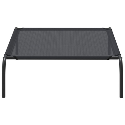 Legowisko dla psa, na podwyższeniu, czarne, L, textilene