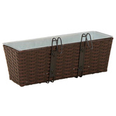 Balustrada 2 pcs 50 x 17 x 17 cm Metal