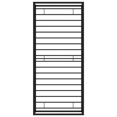 Rama łóżka, czarna, metalowa, 100 x 200 cm