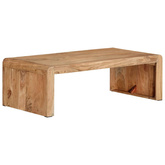 Stolik kawowy, 110x55x35 cm, lite drewno akacjowe