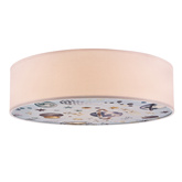 KIDDY lampa sufitowa 38 cm biały 2x40W E27 abażur biały