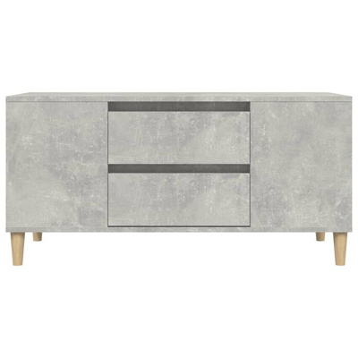 vidaXL Szafka pod TV, szarość betonu, 102x44,5x50 cm