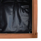 Podwyższone donice, 2 szt., 50x50x50 cm, drewno jodłowe