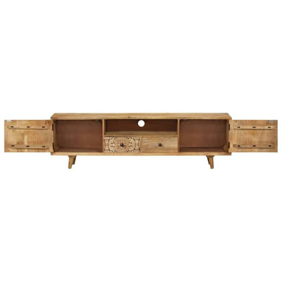vidaXL Szafka pod TV, 140x30x40 cm, lite drewno mango