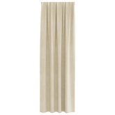Zasłony zaciemniające 2 pcs Kremowy 140 x 225 cm Aksamit