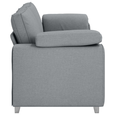 Sofa 3-osobowa Jasnoszary 220 cm tkanina