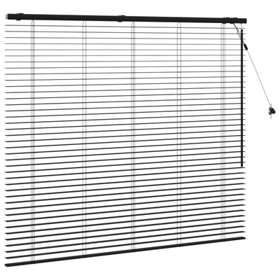 Żaluzja wenecka Czarny 140 x 130 cm 35 mm