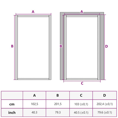 vidaXL Drzwi wewnętrzne, 102,5x201,5 cm, czarne, szkło ESG i aluminium