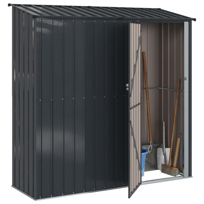 Schowki ogrodowe Antracyt 203,5 x 73 x 200 cm Metal