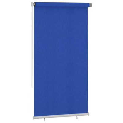 vidaXL Roleta zewnętrzna, 120x230 cm, niebieska, HDPE