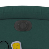 vidaXL Podnoszony fotel masujący, elektryczny, rozkładany, zielony