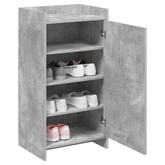 Szafka na buty z przechowywaniem Betonowy szary 48 x 36 x 92 cm