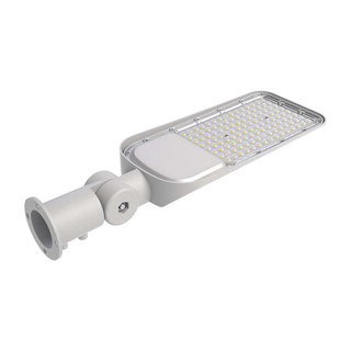 50W Lampa uliczna LED z czujnikiem i regulowanym uchwytem / Chip SAMSUNG / Barwa:4000K / Obudowa: Szara