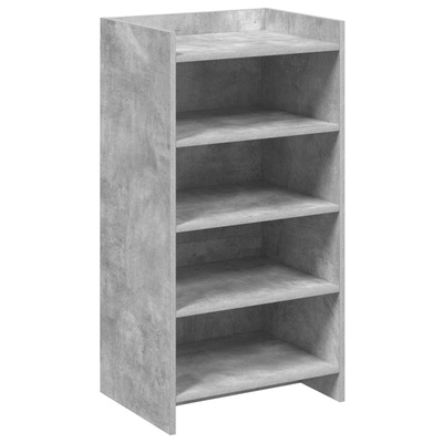 Szafka na buty z przechowywaniem Betonowy szary 48 x 36 x 92 cm