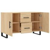Komoda, dąb sonoma, 100x36x60 cm, materiał drewnopochodny model standard