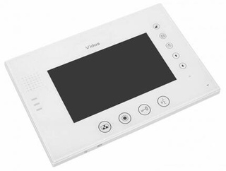 Monitor głośnomówiący biały 7cali stacja + kamera w kolorze kamera