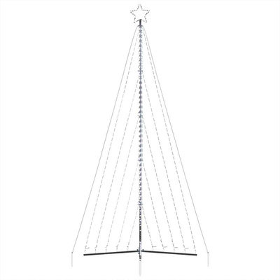 Choinka LED 570 LED Zimna biel 399 cm