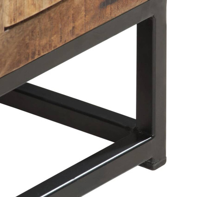 vidaXL Szafka pod TV, 120x30x40 cm, lite drewno odzyskane