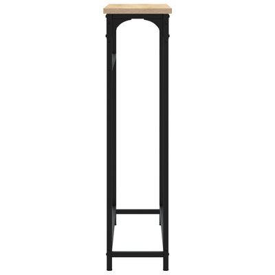 Stolik konsolowy, dąb sonoma, 75x19,5x75 cm