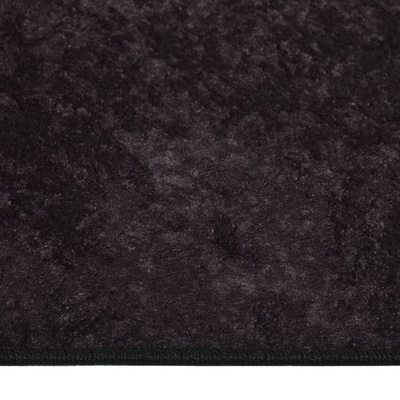 vidaXL Dywan, możliwość prania, 190x300 cm, antracyt, antypoślizgowy
