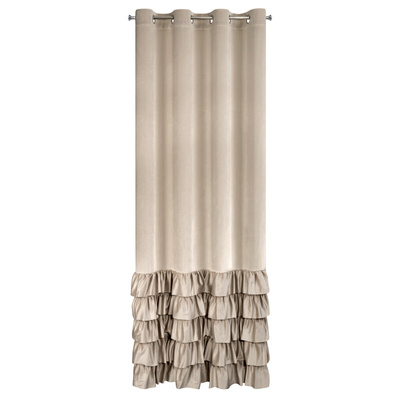 Zasłona Dani beżowa 140x250