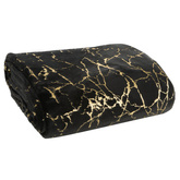 Koc Glamo czarny 150x200