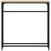 Stolik konsolowy, dąb sonoma, 75x19,5x75 cm