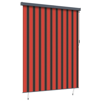 Roleta Pomarańczowy i brązowy 200 x 250 cm Materiał i Aluminium