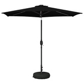 Parasol ogrodowy z oświetleniem LED i podstawą 270 x 270 cm