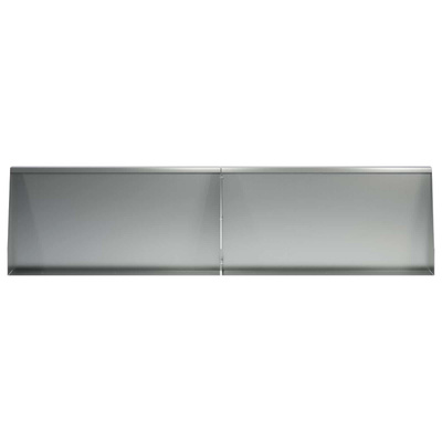 Mur oporowy 4 szt. 80 x 12 x 40 cm Stal ocynkowana srebrny