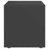 vidaXL Szafka pod TV, szara, 37x35x37 cm, materia drewnopochodny